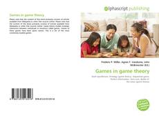 Borítókép a  Games in game theory - hoz
