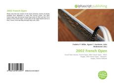 Borítókép a  2002 French Open - hoz