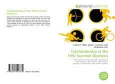 Borítókép a  Czechoslovakia at the 1992 Summer Olympics - hoz