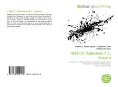 Borítókép a  1920–21 Aberdeen F.C. Season - hoz