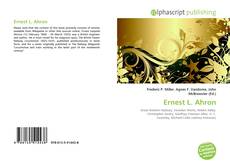 Borítókép a  Ernest L. Ahron - hoz