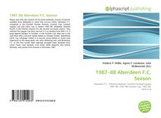 1987–88 Aberdeen F.C. Season的封面