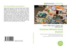 Christian Wilhelm Ernst Dietrich的封面