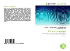 Borítókép a  Carian Language - hoz