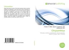 Borítókép a  Chrysanthius - hoz