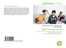 Borítókép a  2008 Civil War game - hoz
