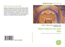 Borítókép a  Abdu'l-Rahman Ibn Abu Bakr - hoz