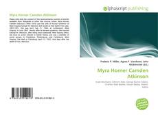 Borítókép a  Myra Horner Camden Atkinson - hoz