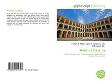 Borítókép a  Avidius Cassius - hoz