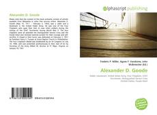 Borítókép a  Alexander D. Goode - hoz