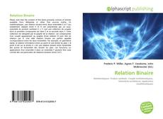 Couverture de Relation Binaire