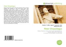 Borítókép a  Peter Chrysologus - hoz