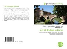 Borítókép a  List of Bridges in Rome - hoz