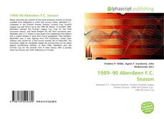 Borítókép a  1989–90 Aberdeen F.C. Season - hoz