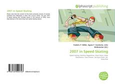 Borítókép a  2007 in Speed Skating - hoz