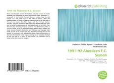 Borítókép a  1991–92 Aberdeen F.C. Season - hoz