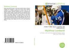Borítókép a  Matthew Lombardi - hoz