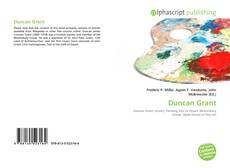 Capa do livro de Duncan Grant 