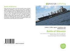 Bookcover of Battle of Nitzanim