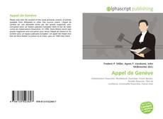 Borítókép a  Appel de Genève - hoz