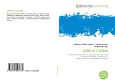 Borítókép a  2006 in Cricket - hoz