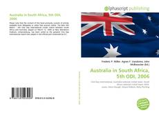 Borítókép a  Australia in South Africa, 5th ODI, 2006 - hoz