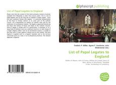 List of Papal Legates to England的封面