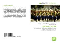 Battle of Hill 86的封面