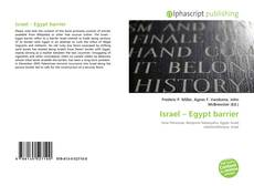 Borítókép a  Israel – Egypt barrier - hoz