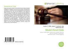 Borítókép a  Model Penal Code - hoz