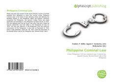 Borítókép a  Philippine Criminal Law - hoz