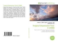 Tropical Depression Two-E (2006)的封面