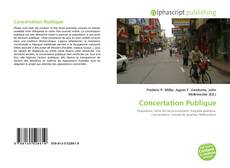 Buchcover von Concertation Publique