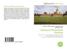 Borítókép a  History of Phitsanulok Province - hoz