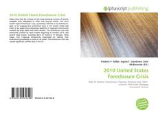Borítókép a  2010 United States Foreclosure Crisis - hoz