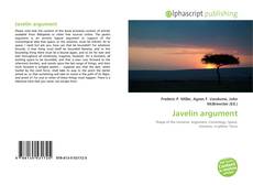 Portada del libro de Javelin argument