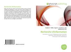 Capa do livro de Recherche d'Information 