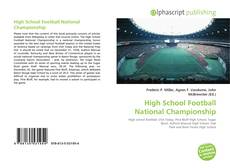 Обложка High School Football National Championship