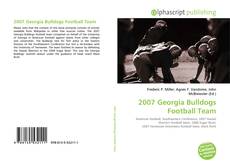 Borítókép a  2007 Georgia Bulldogs Football Team - hoz