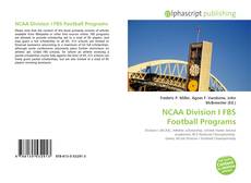 Обложка NCAA Division I FBS Football Programs