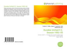Обложка Dundee United F.C. Season 1992–93