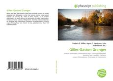 Borítókép a  Gilles-Gaston Granger - hoz