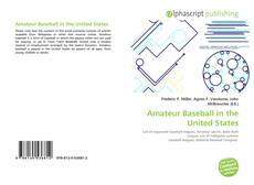 Amateur Baseball in the United States的封面
