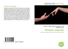 Bookcover of Moabite Language