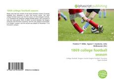 1869 college football season的封面
