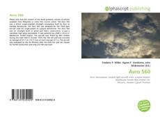 Bookcover of Avro 560