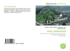 Capa do livro de Frick, Switzerland 