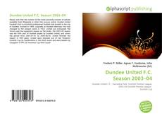 Dundee United F.C. Season 2003–04的封面