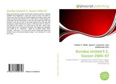 Bookcover of Dundee United F.C. Season 2006–07