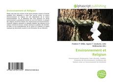 Buchcover von Environnement et Religion